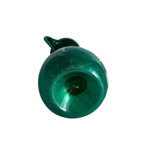 Antique Free Blown Glass Urn Sugar Pot Christmas Ornament 3" - Picture 6 of 6